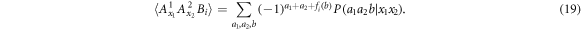 Equation (19)