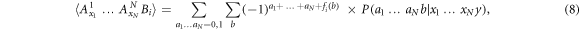 Equation (8)