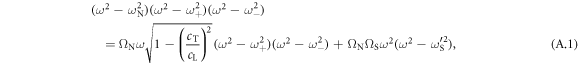 Equation (A.1)