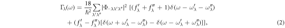 Equation (2)