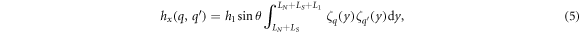 Equation (5)