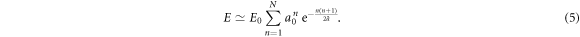 Equation (5)