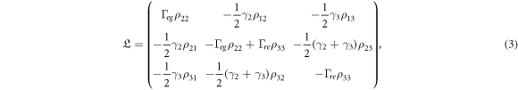 Equation (3)