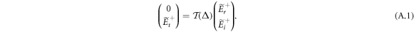 Equation (A.1)