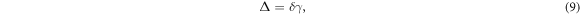 Equation (9)
