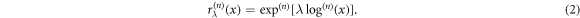 Equation (2)