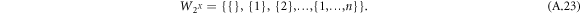 Equation (A.23)
