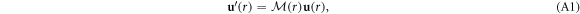 Equation (A1)