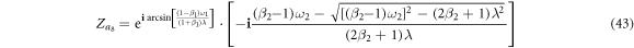 Equation (43)