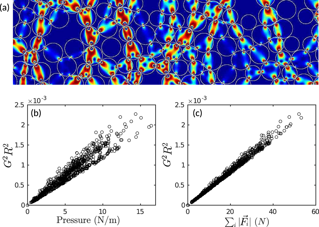 Particle scale force sensor based on intensity gradient method in ...