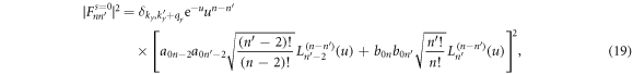 Equation (19)