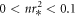 $0\lt {{nr}}_{* }^{2}\lt 0.1$