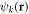 ${\psi }_{k}({\bf{r}})$