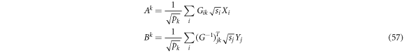 Equation (57)