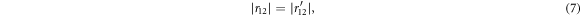 Equation (7)