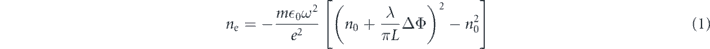 Equation (1)