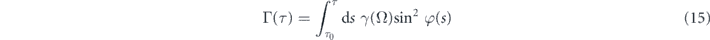 Equation (15)