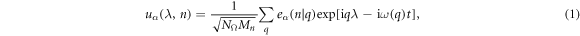 Equation (1)
