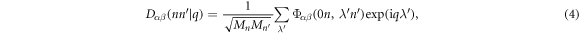 Equation (4)