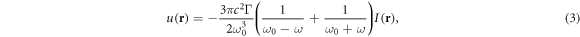 Equation (3)