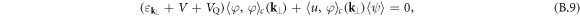 Equation (B.9)