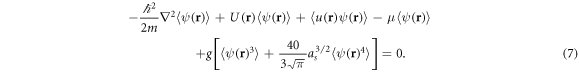 Equation (7)