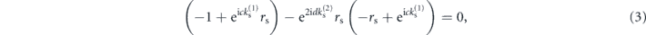 Equation (3)