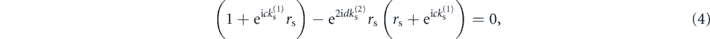 Equation (4)