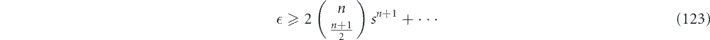 Equation (123)