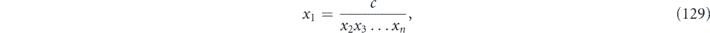 Equation (129)