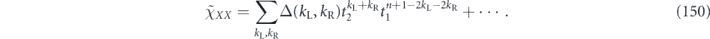 Equation (150)