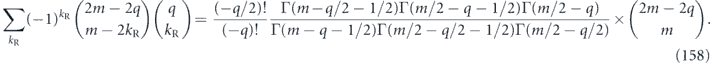 Equation (158)