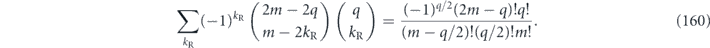 Equation (160)