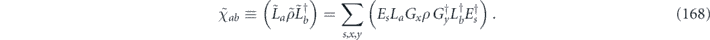 Equation (168)