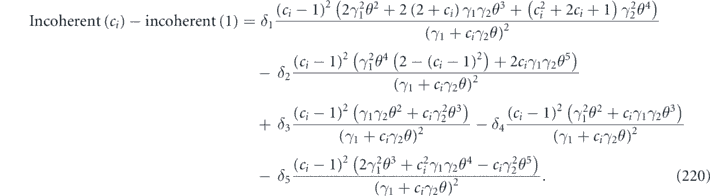 Equation (220)