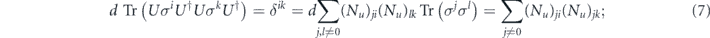 Equation (7)