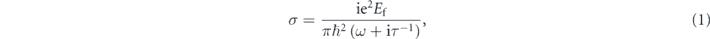 Equation (1)