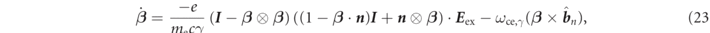 Equation (23)