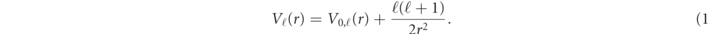 Equation (1)