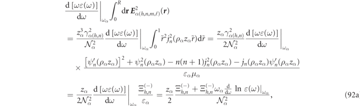 Equation (92a)