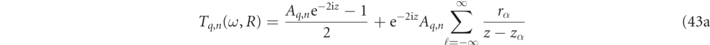 Equation (43a)