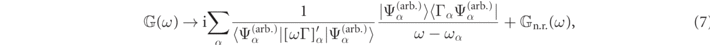 Equation (7)