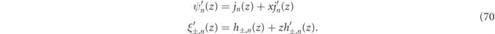 Equation (70)