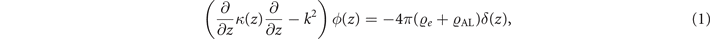 Equation (1)