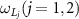 $\omega_{L_{j}}(j = 1,2)$