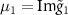 $\mu_{1} = \textrm{Im}\tilde{g}_{1}$