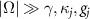 $|\Omega|\gg \gamma, \kappa_{j}, g_{j}$