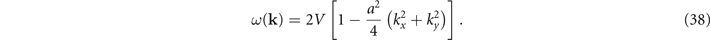 Equation (38)