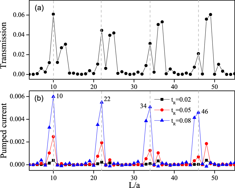 Realization of valley-spin polarized current via parametric pump in ...