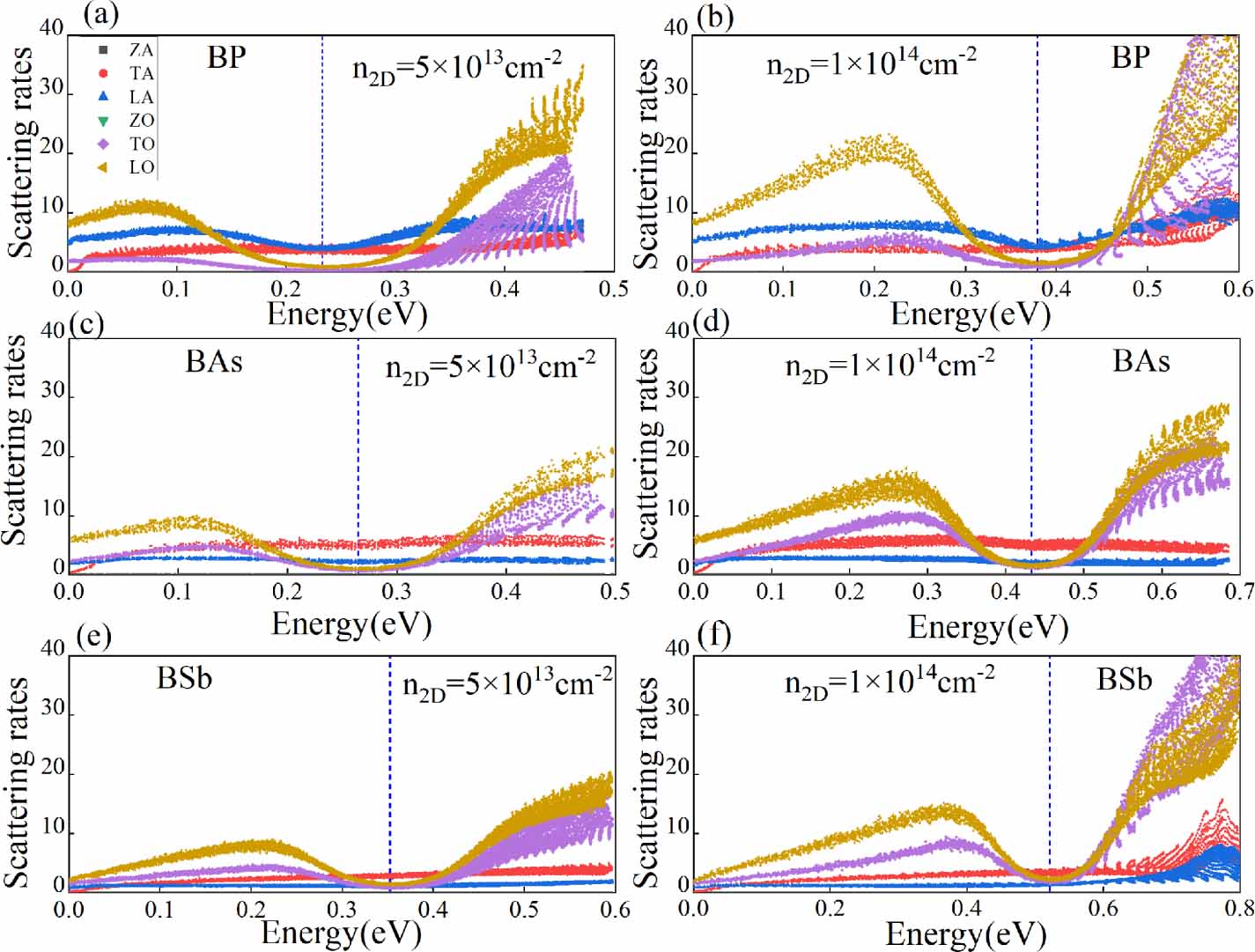 The electron–phonon scattering and charge transport of the two ...
